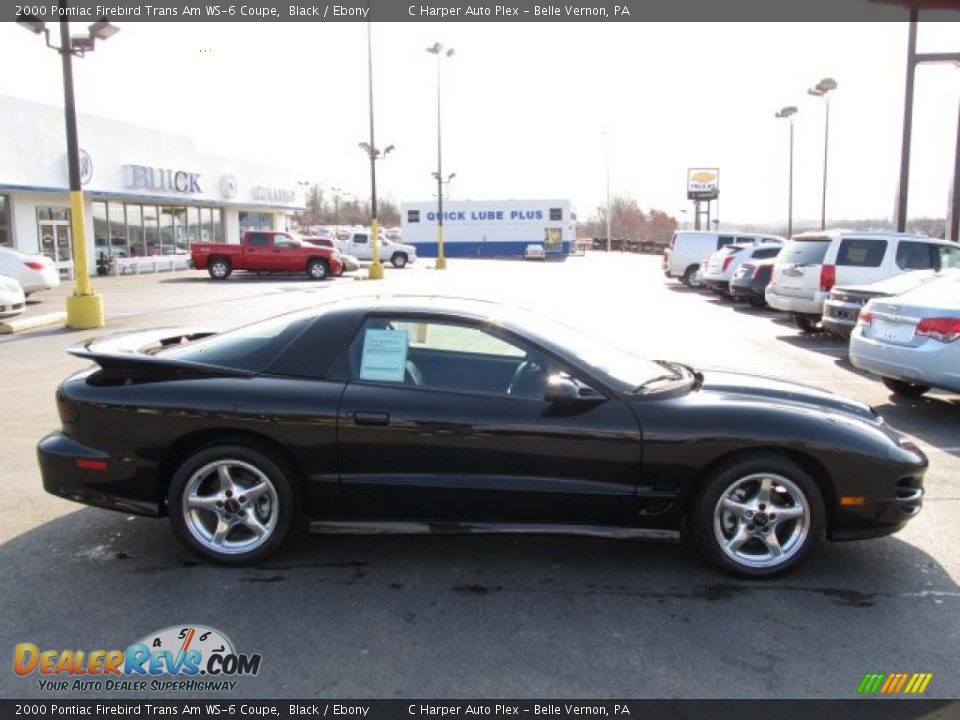 2000 Pontiac Firebird Trans Am WS-6 Coupe Black / Ebony Photo #2