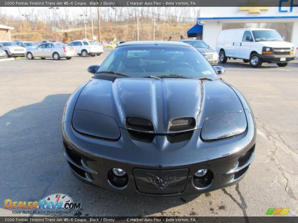 2000 Pontiac Firebird Trans Am WS-6 Coupe Black / Ebony Photo #3