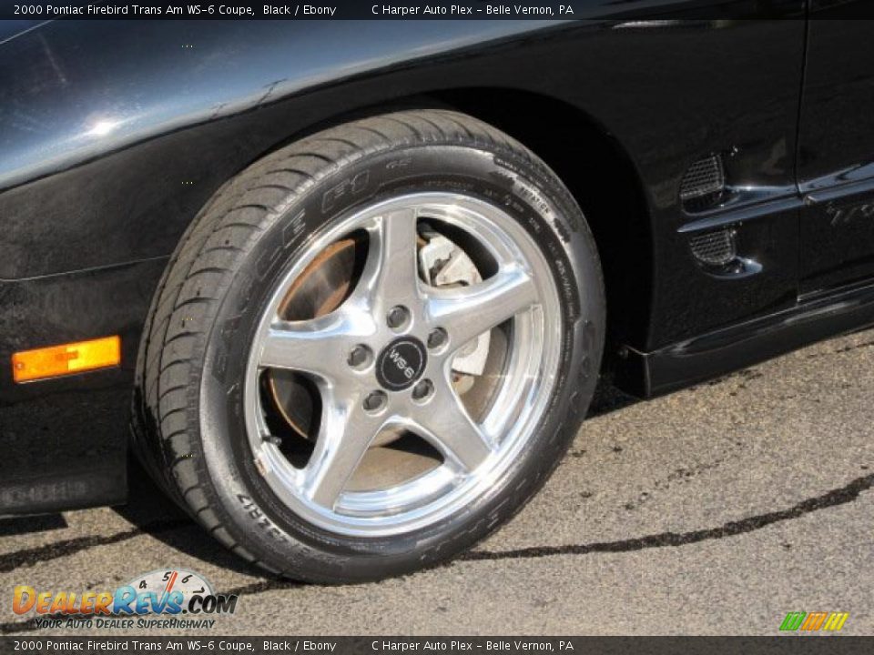 2000 Pontiac Firebird Trans Am WS-6 Coupe Black / Ebony Photo #5