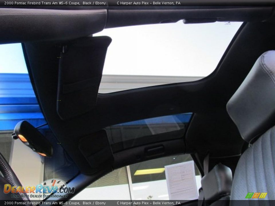 2000 Pontiac Firebird Trans Am WS-6 Coupe Black / Ebony Photo #17