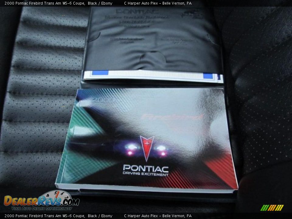 2000 Pontiac Firebird Trans Am WS-6 Coupe Black / Ebony Photo #22
