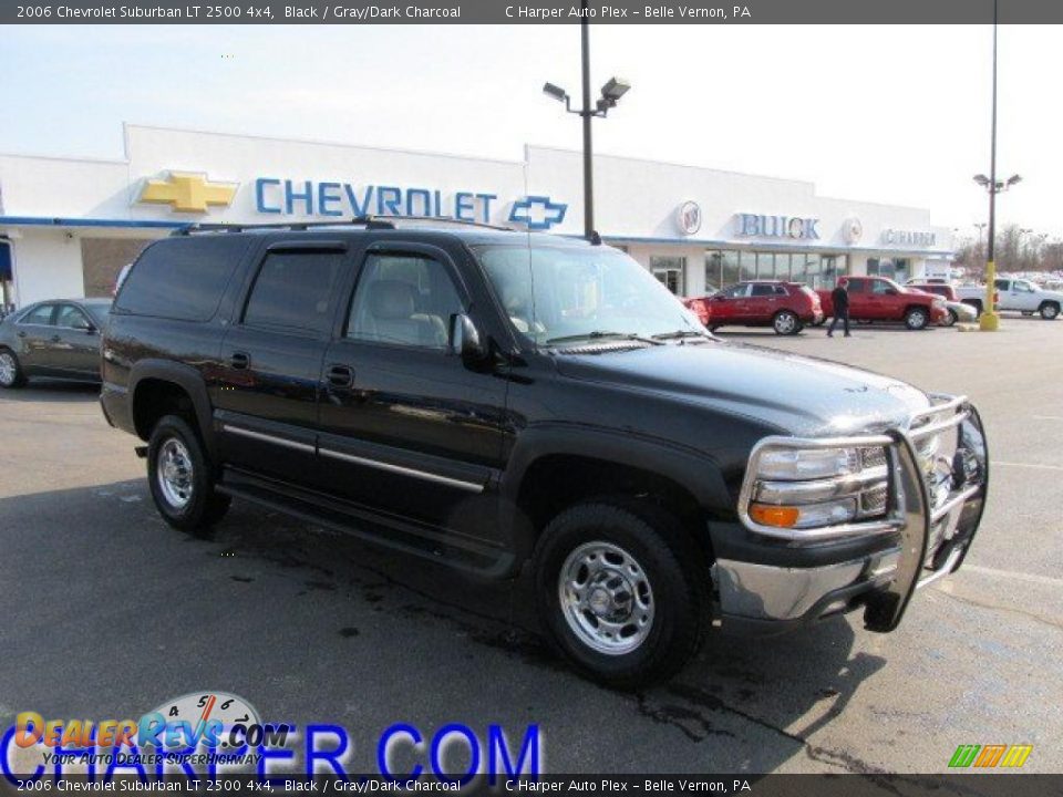 2006 Chevrolet Suburban LT 2500 4x4 Black / Gray/Dark Charcoal Photo #1