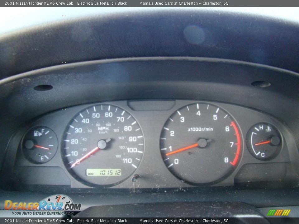 2001 Nissan Frontier XE V6 Crew Cab Gauges Photo #23