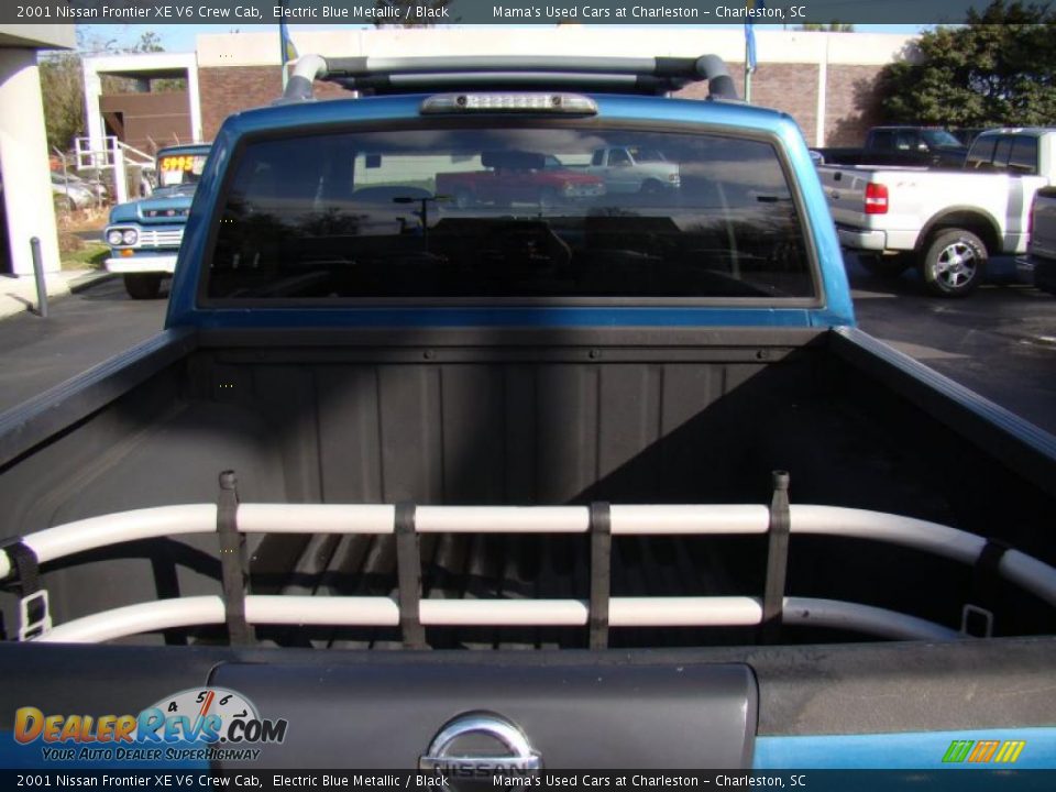 2001 Nissan Frontier XE V6 Crew Cab Electric Blue Metallic / Black Photo #30
