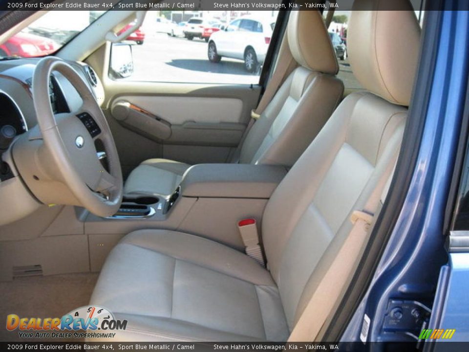 Camel Interior - 2009 Ford Explorer Eddie Bauer 4x4 Photo #13