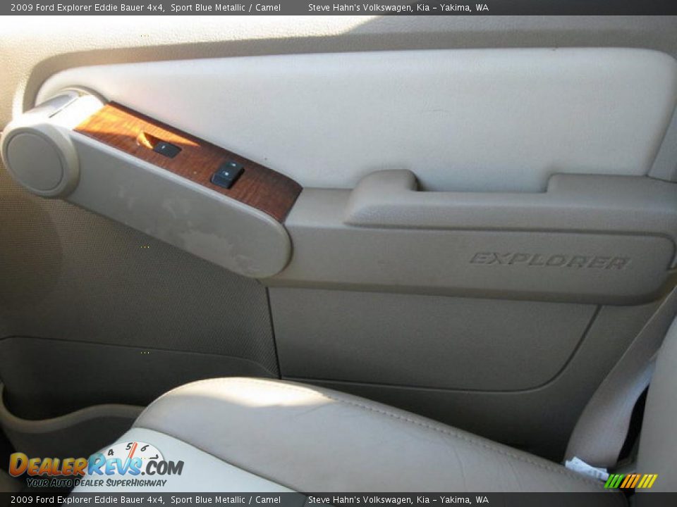 2009 Ford Explorer Eddie Bauer 4x4 Sport Blue Metallic / Camel Photo #35
