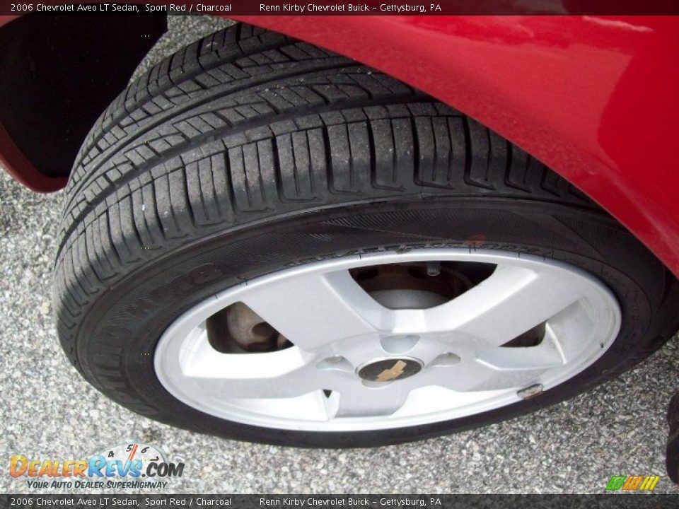 2006 Chevrolet Aveo LT Sedan Sport Red / Charcoal Photo #4