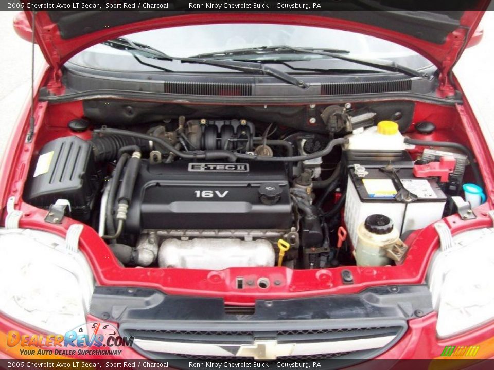 2006 Chevrolet Aveo LT Sedan 1.6 Liter DOHC 16-Valve 4 Cylinder Engine Photo #16