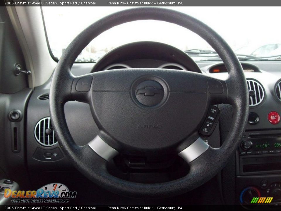 2006 Chevrolet Aveo LT Sedan Steering Wheel Photo #21