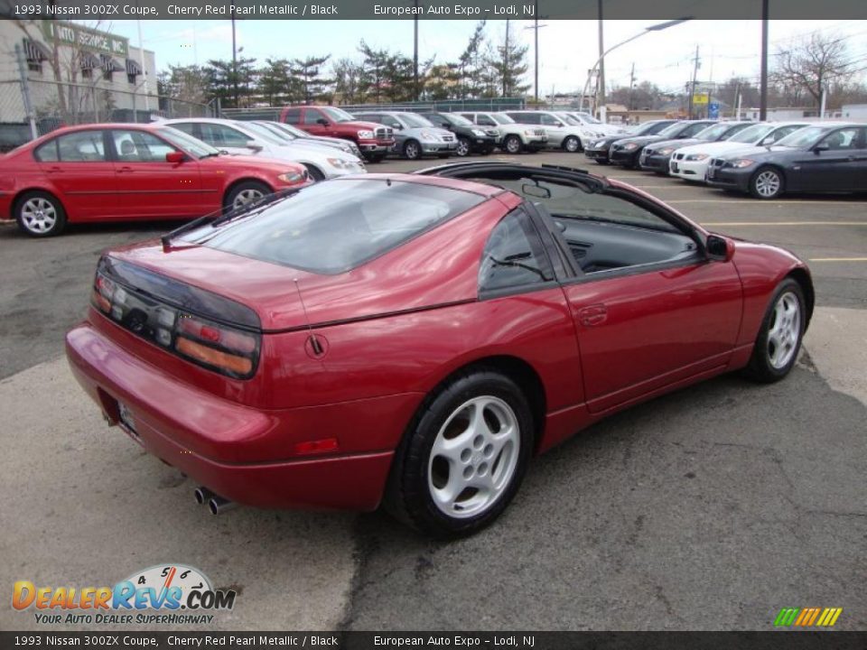 1993 Nissan 300ZX Coupe Cherry Red Pearl Metallic / Black Photo #4