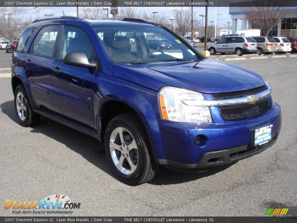 2007 Chevrolet Equinox LS Laser Blue Metallic / Dark Gray Photo #3