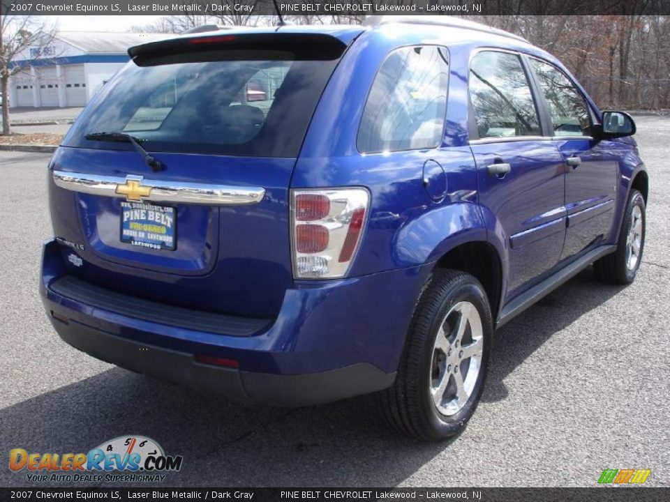 2007 Chevrolet Equinox LS Laser Blue Metallic / Dark Gray Photo #4