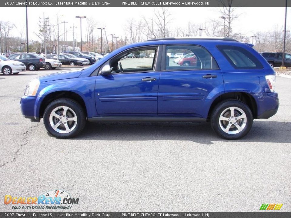 2007 Chevrolet Equinox LS Laser Blue Metallic / Dark Gray Photo #9