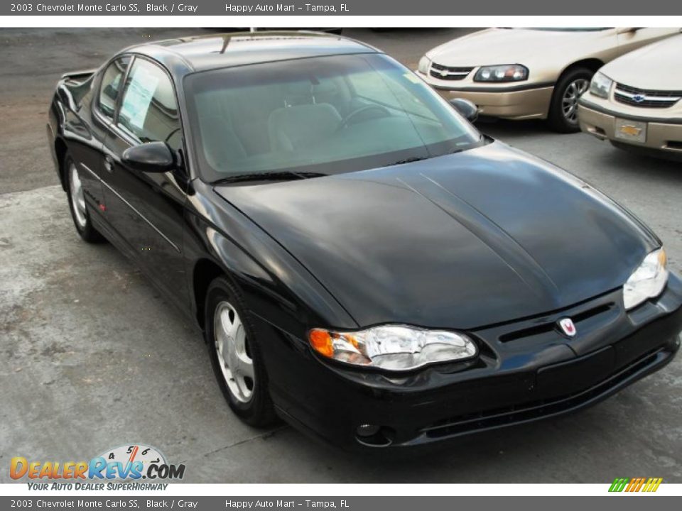 2003 Chevrolet Monte Carlo SS Black / Gray Photo #5