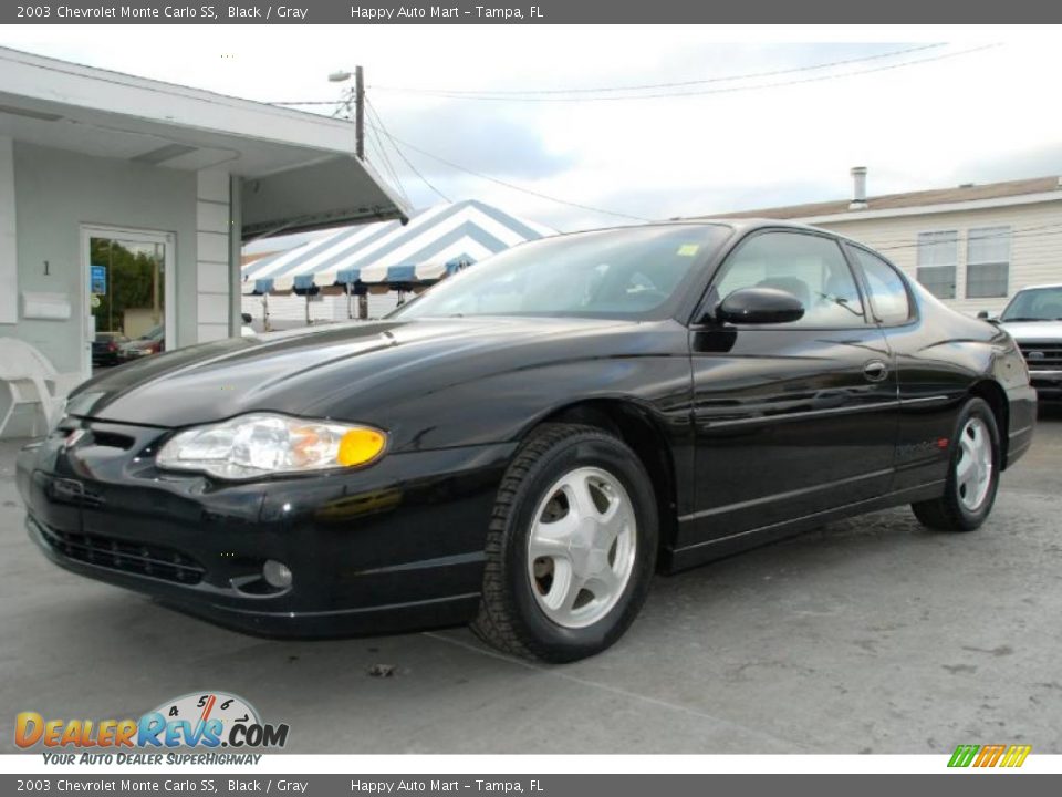 2003 Chevrolet Monte Carlo SS Black / Gray Photo #8