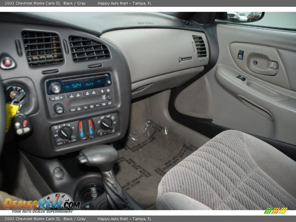 2003 Chevrolet Monte Carlo SS Black / Gray Photo #15
