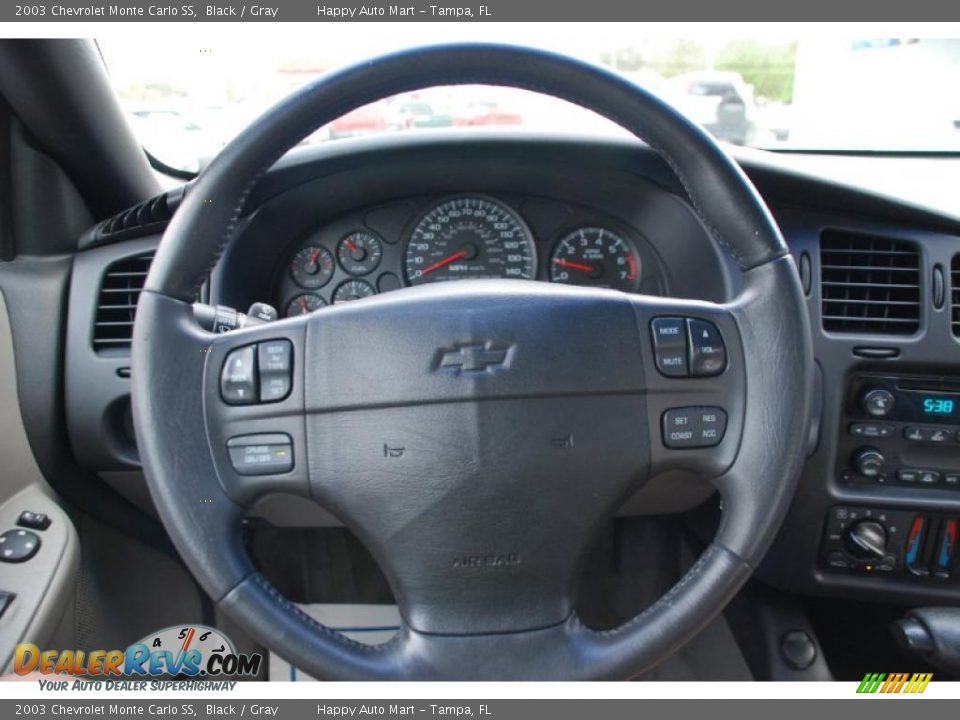2003 Chevrolet Monte Carlo SS Steering Wheel Photo #16