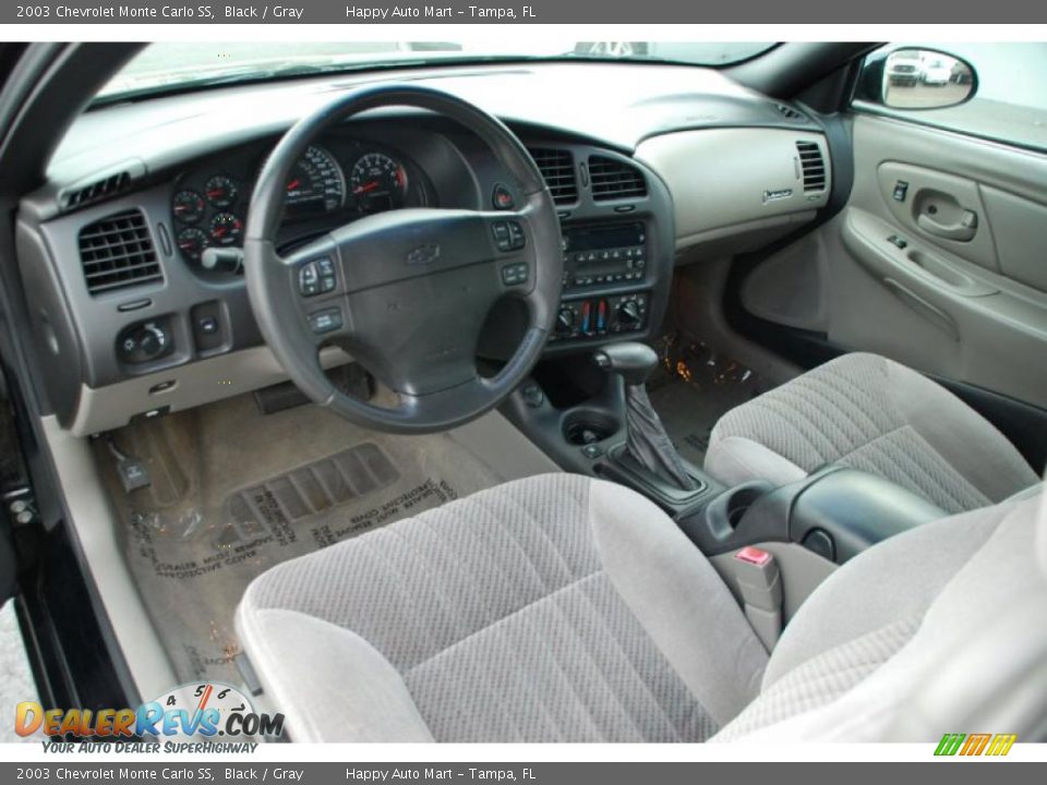 Gray Interior - 2003 Chevrolet Monte Carlo SS Photo #17