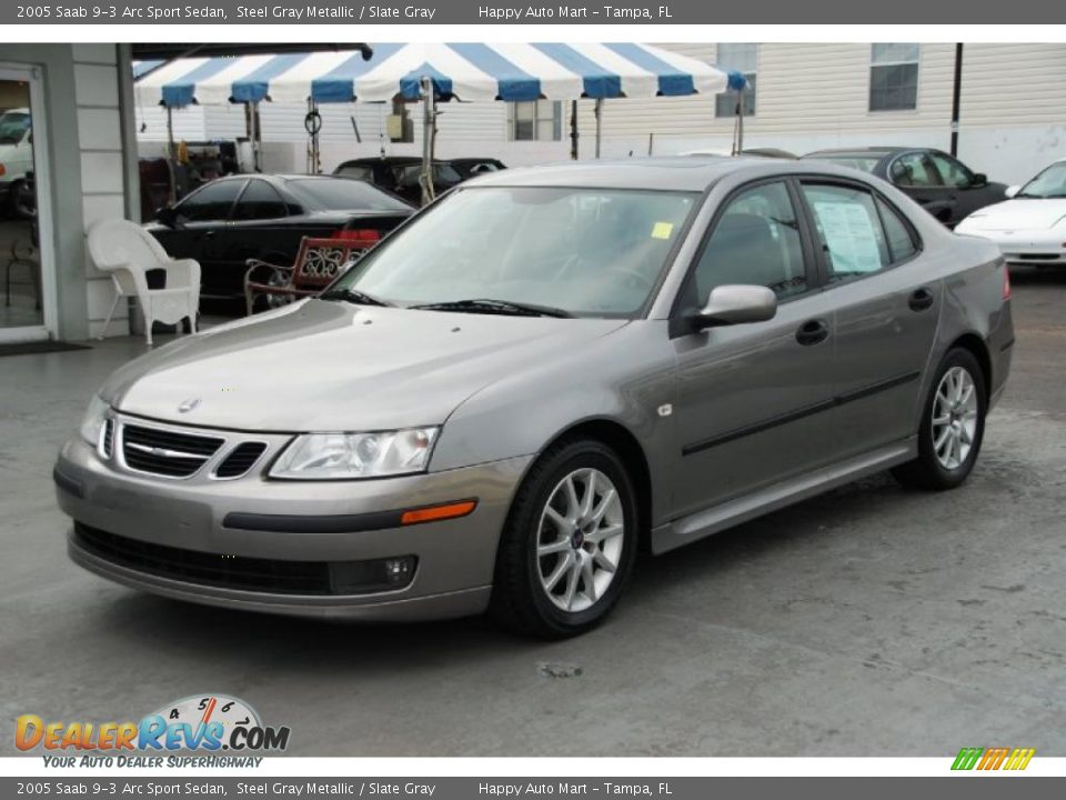 Front 3/4 View of 2005 Saab 9-3 Arc Sport Sedan Photo #1