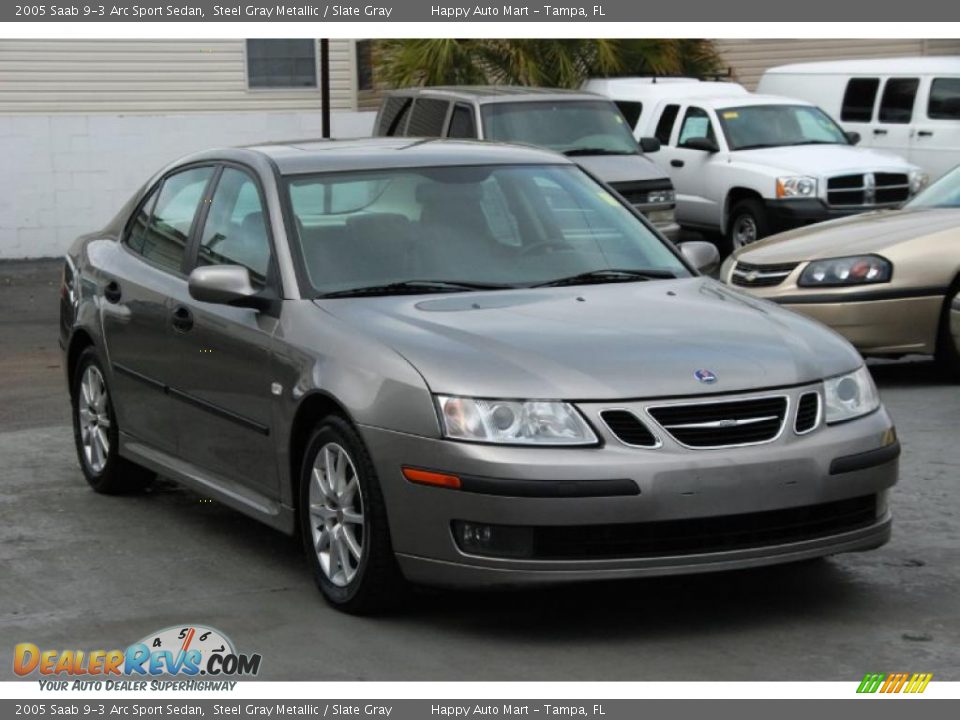 Front 3/4 View of 2005 Saab 9-3 Arc Sport Sedan Photo #2