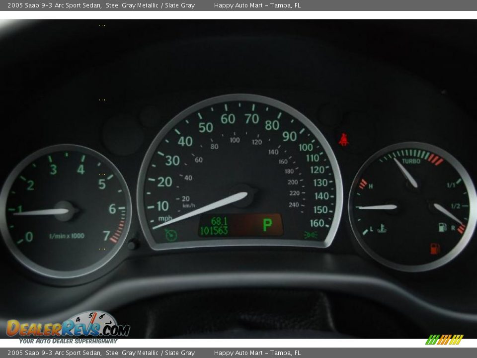 2005 Saab 9-3 Arc Sport Sedan Gauges Photo #12