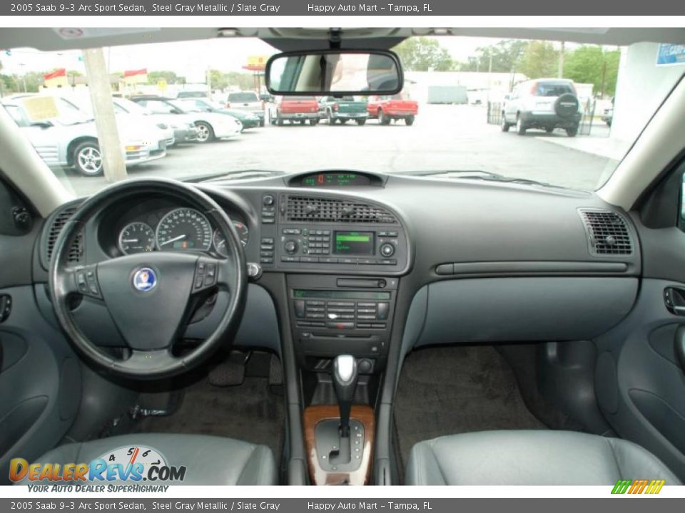 Dashboard of 2005 Saab 9-3 Arc Sport Sedan Photo #13