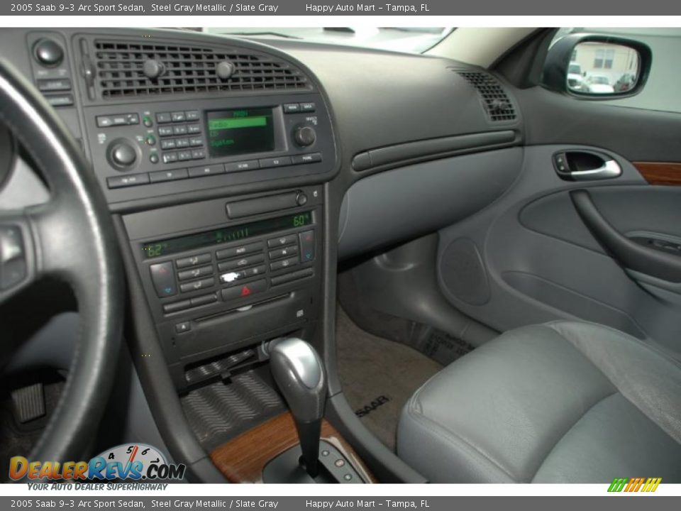 2005 Saab 9-3 Arc Sport Sedan Steel Gray Metallic / Slate Gray Photo #16