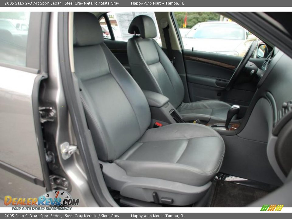 Slate Gray Interior - 2005 Saab 9-3 Arc Sport Sedan Photo #23