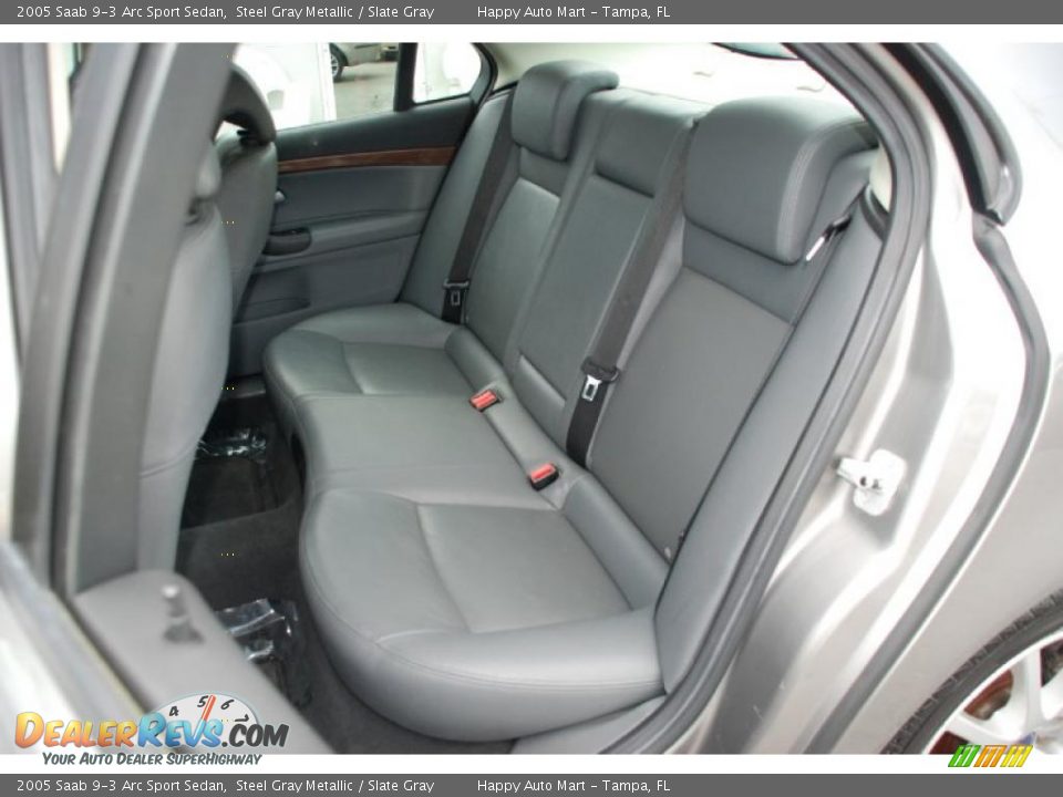 Slate Gray Interior - 2005 Saab 9-3 Arc Sport Sedan Photo #26