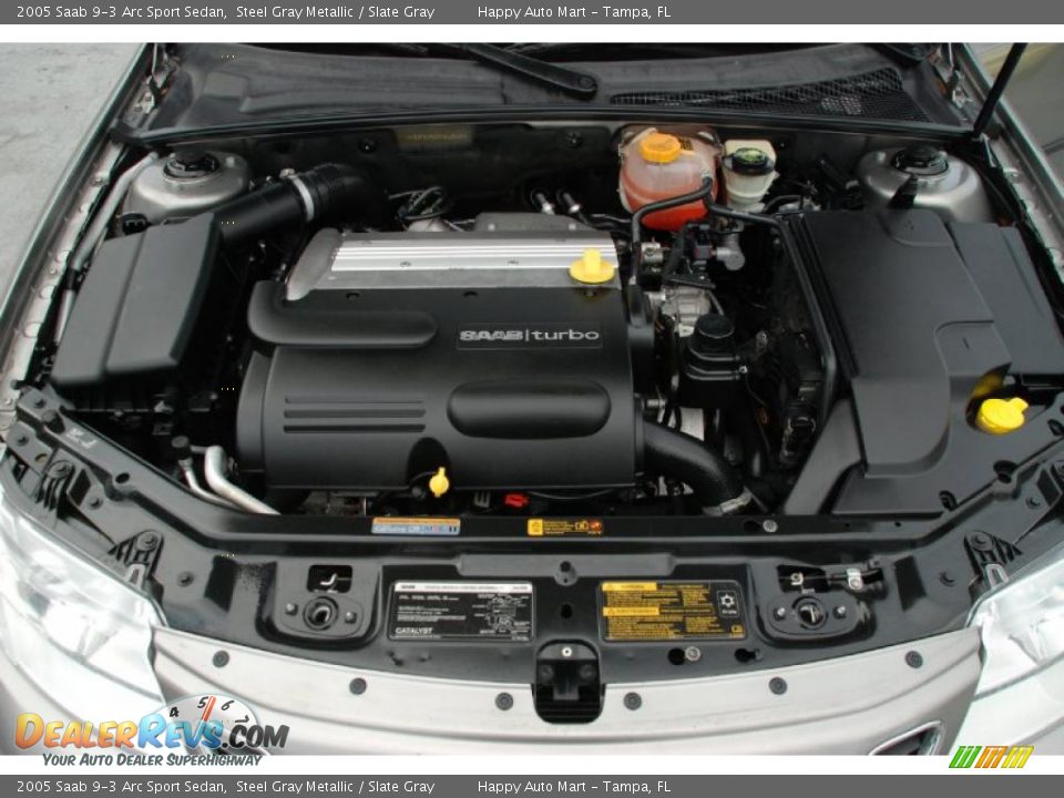 2005 Saab 9-3 Arc Sport Sedan 2.0 Liter Turbocharged DOHC 16V 4 Cylinder Engine Photo #28