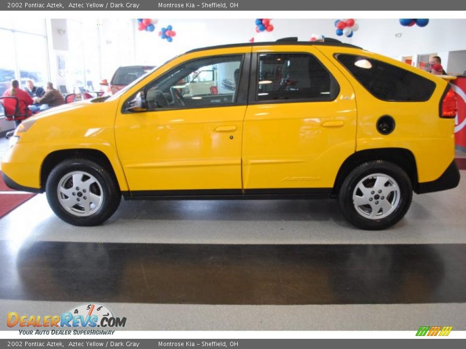 Aztec Yellow 2002 Pontiac Aztek  Photo #3