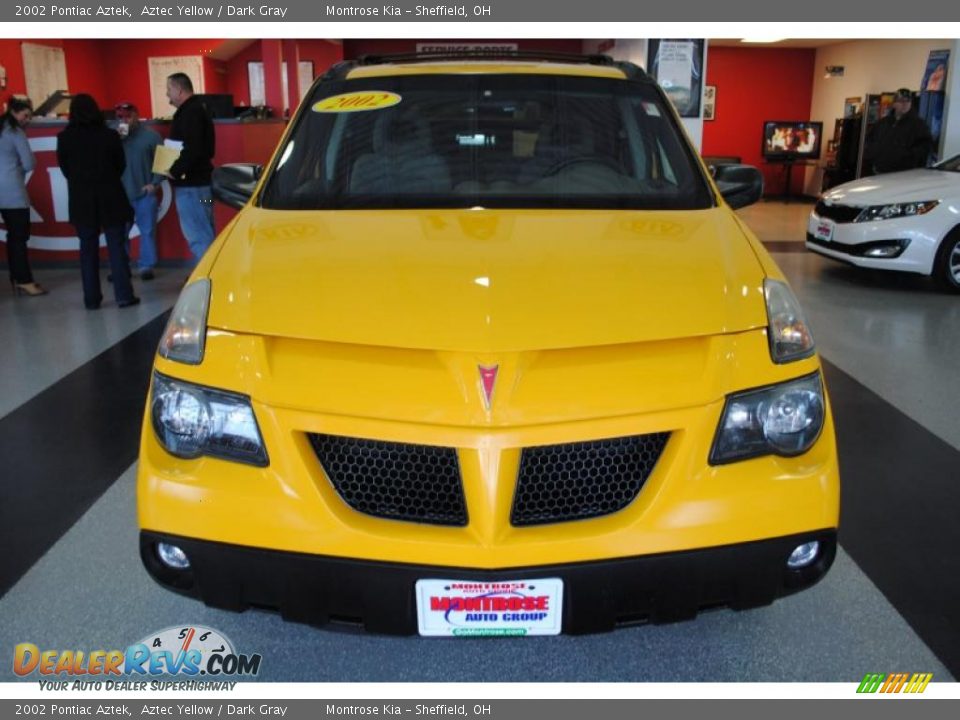 2002 Pontiac Aztek Aztec Yellow / Dark Gray Photo #9