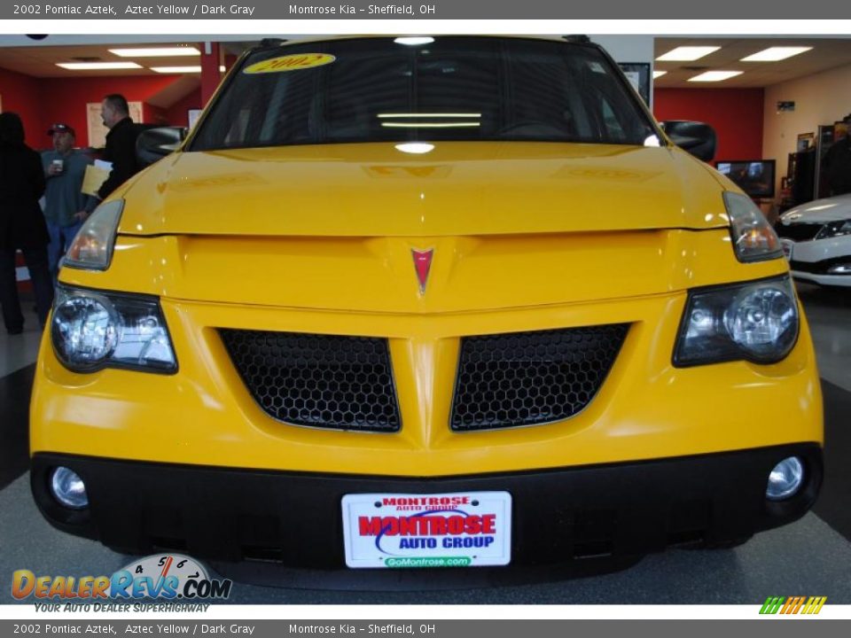 2002 Pontiac Aztek Aztec Yellow / Dark Gray Photo #10