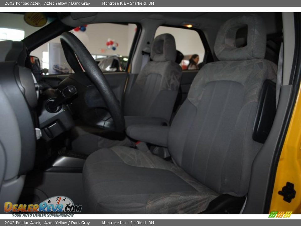 2002 Pontiac Aztek Aztec Yellow / Dark Gray Photo #14