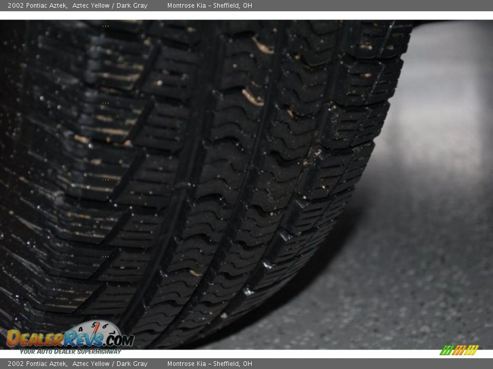 2002 Pontiac Aztek Aztec Yellow / Dark Gray Photo #21
