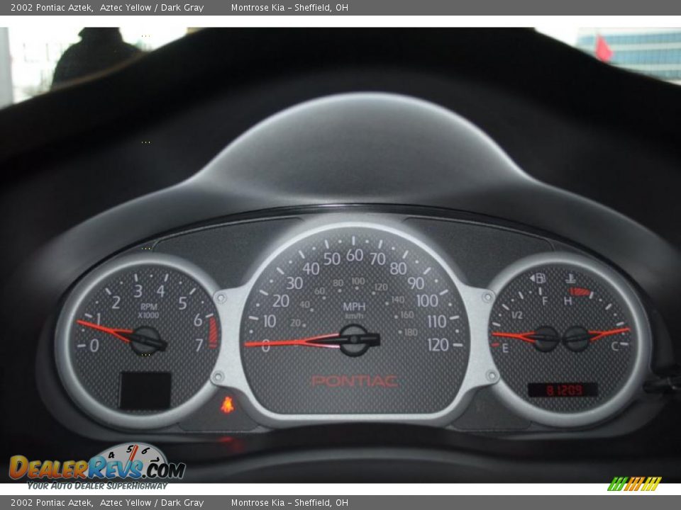2002 Pontiac Aztek  Gauges Photo #27