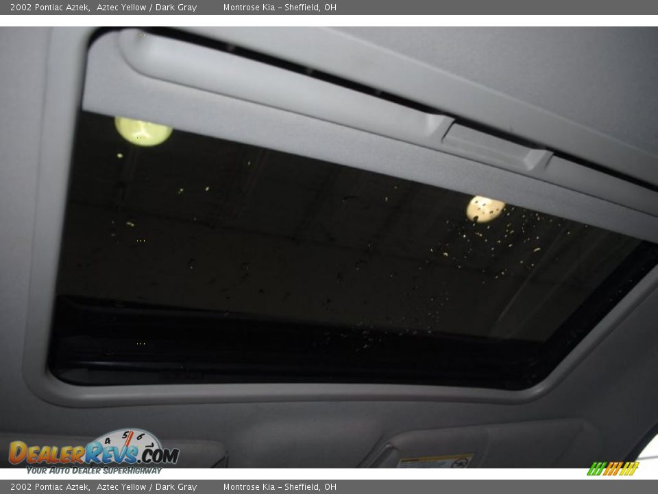 2002 Pontiac Aztek Aztec Yellow / Dark Gray Photo #29