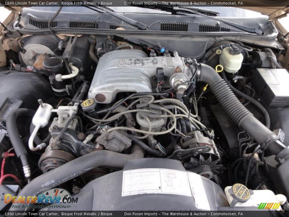 1990 Lincoln Town Car Cartier 5.0 Liter OHV 16-Valve V8 Engine Photo #36