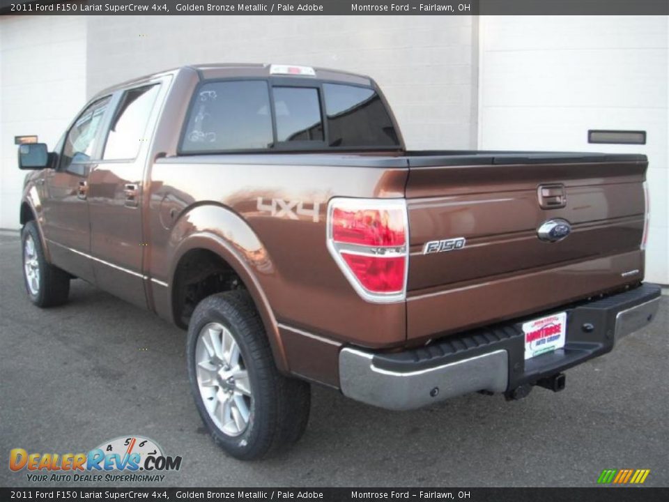 Golden Bronze Metallic 2011 Ford F150 Lariat SuperCrew 4x4 Photo #6