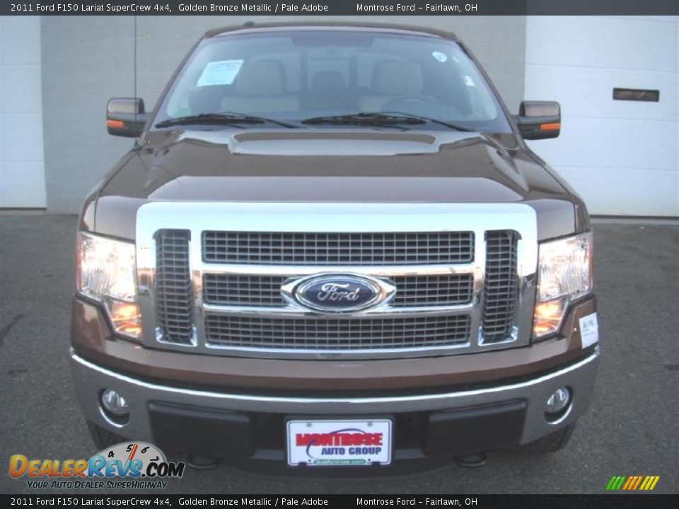 2011 Ford F150 Lariat SuperCrew 4x4 Golden Bronze Metallic / Pale Adobe Photo #7