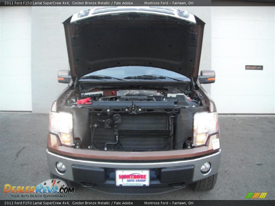 2011 Ford F150 Lariat SuperCrew 4x4 Golden Bronze Metallic / Pale Adobe Photo #8