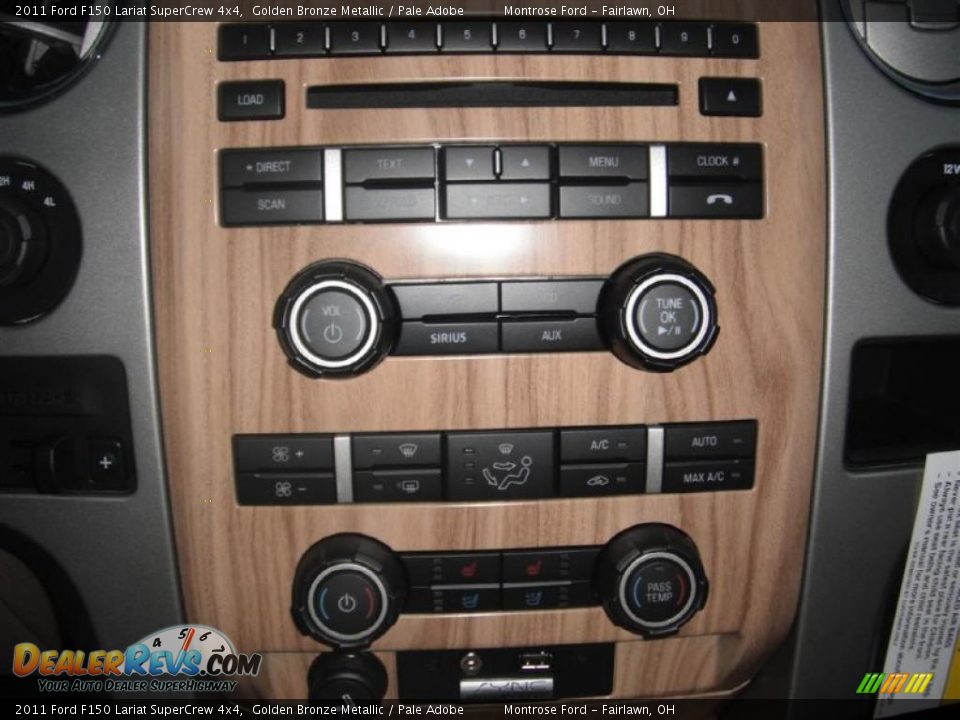 Controls of 2011 Ford F150 Lariat SuperCrew 4x4 Photo #15