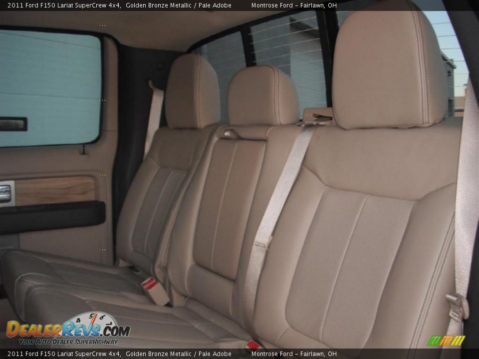 Pale Adobe Interior - 2011 Ford F150 Lariat SuperCrew 4x4 Photo #28