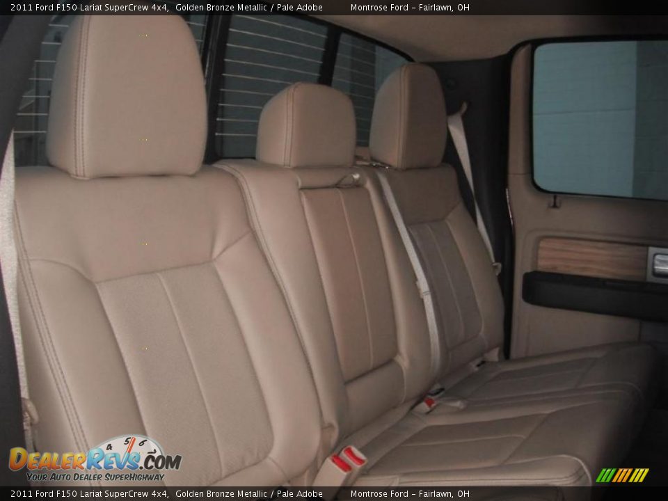 Pale Adobe Interior - 2011 Ford F150 Lariat SuperCrew 4x4 Photo #30