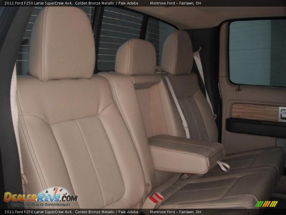 Pale Adobe Interior - 2011 Ford F150 Lariat SuperCrew 4x4 Photo #31