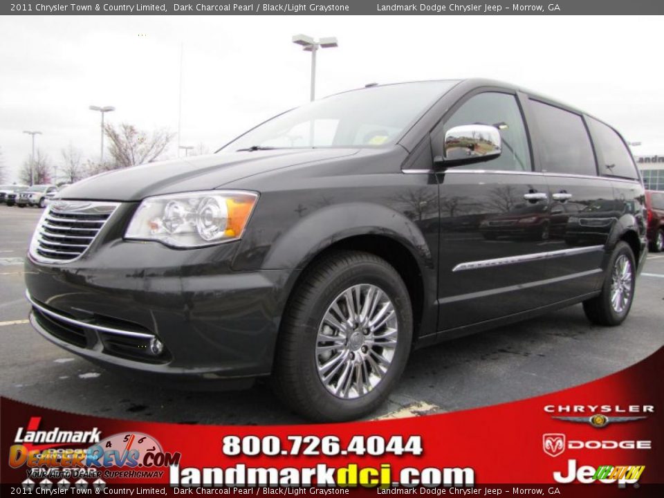 2011 Chrysler Town & Country Limited Dark Charcoal Pearl / Black/Light Graystone Photo #1