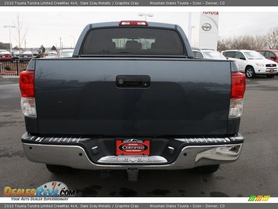 2010 Toyota Tundra Limited CrewMax 4x4 Slate Gray Metallic / Graphite Gray Photo #3