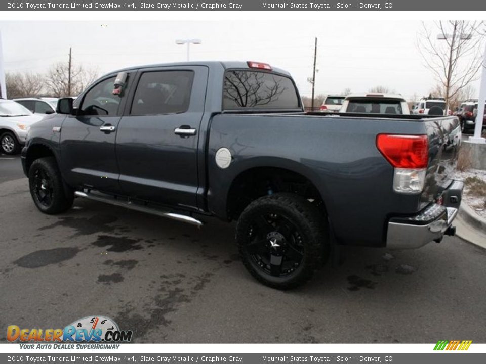 2010 Toyota Tundra Limited CrewMax 4x4 Slate Gray Metallic / Graphite Gray Photo #4