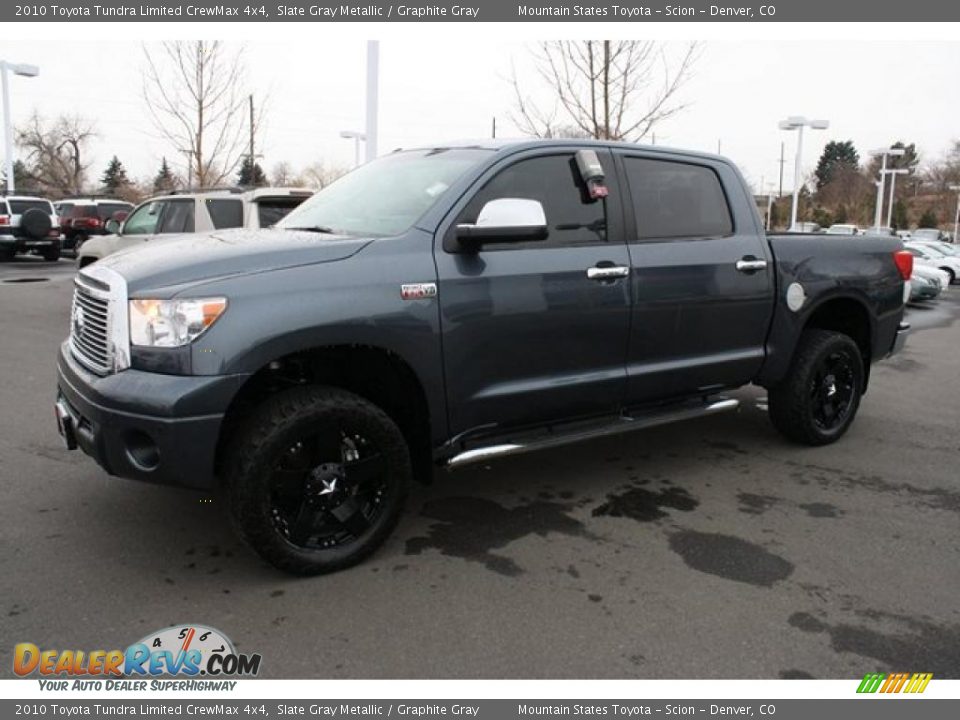 2010 Toyota Tundra Limited CrewMax 4x4 Slate Gray Metallic / Graphite Gray Photo #5