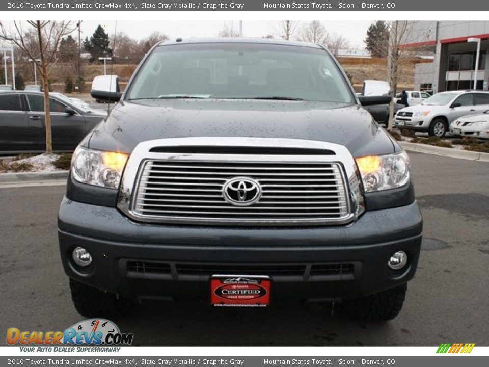 2010 Toyota Tundra Limited CrewMax 4x4 Slate Gray Metallic / Graphite Gray Photo #6